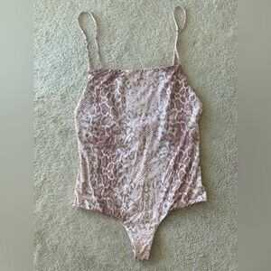 Snake Print Bodysuit